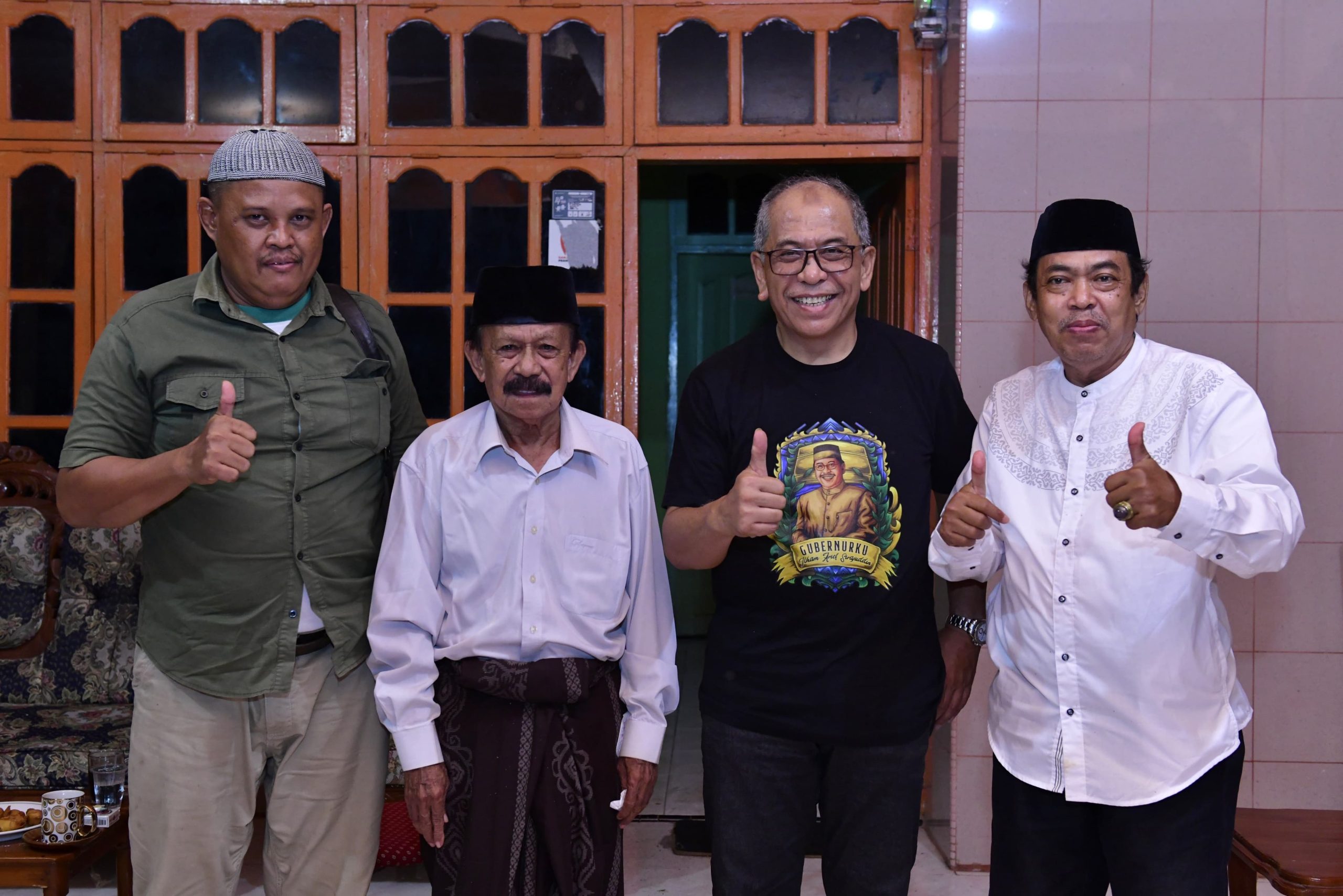 IAS silaturahmi dengan pengusaha H Mansur di kabupaten Bone.