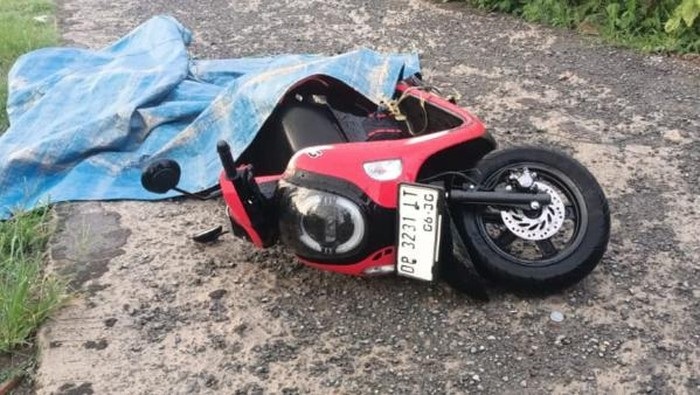 Lokasi kejadian sambaran petir di Lompoe Parepare